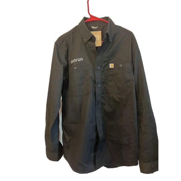 Carhartt Men's Rugged Flex Professional Series Relaxed Fit Canvas Work Shirt M - Picture 1 of 8